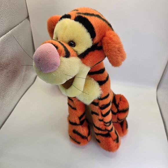 Disney Tigger Plush Winnie the Pooh 11" Stuffed Animal Orange Tiger Toy - Picture 6 of 12
